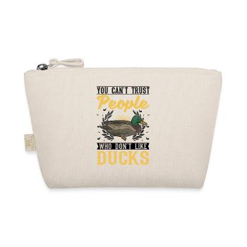 Duck Gift Duck Duck Breeder - Organic Pouch - nature - Front