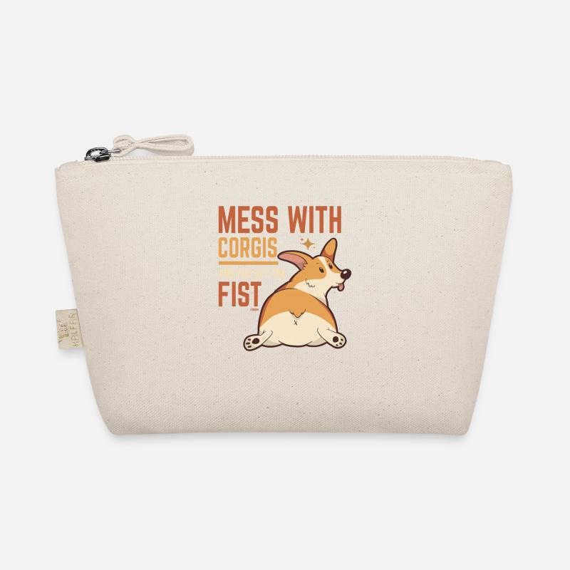 leg dich nicht mit Corgis an Bio-Täschchen