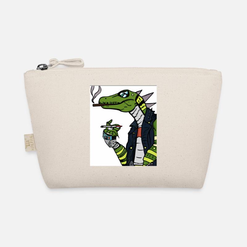 Rauchender Dino Bio-Täschchen
