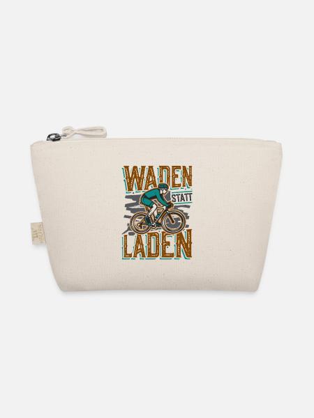 Waden Statt Laden, Mountain Bike - Bio-Täschchen - Natur - Vorne
