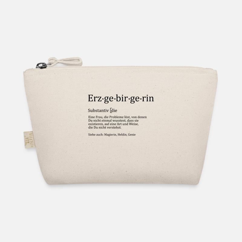 Erzgebirgerin Substantiv - Bio-Täschchen - Natur