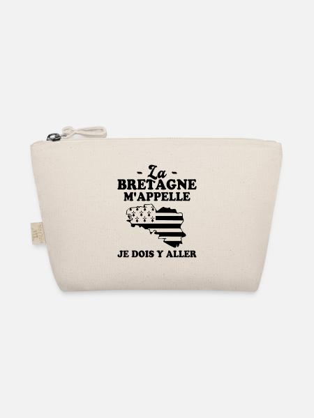 La bretagne m'appelle humour breton homme - Trousse biologique - nature - Devant