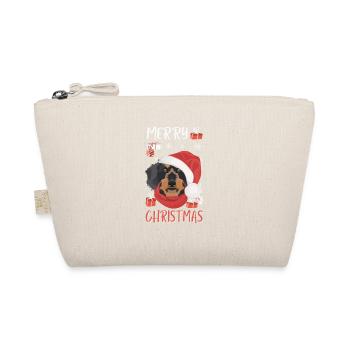 Teckel à poil dur Joyeux Noël - Trousse biologique - nature - Devant