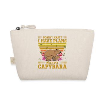 Désolé je ne peux pas j’ai des plans avec mon capybara - Trousse biologique - nature - Devant