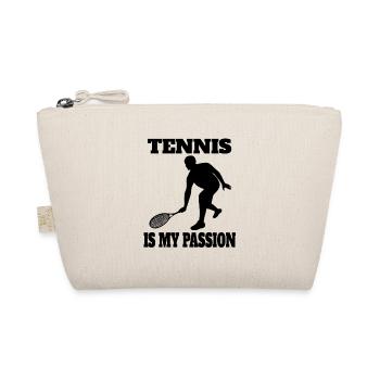 Tennisspieler Tennisverein Tennis Tennisschläger - Bio-Täschchen - Natur - Vorne
