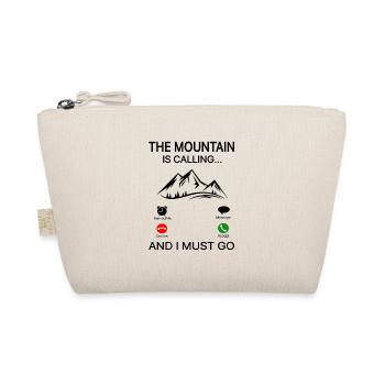 The Mountain Is Calling And I Must Go Paraglider P - Bio-Täschchen - Natur - Vorne