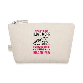 The Only Thing Is Love More Than Paragliding Is Gr - Bio-Täschchen - Natur - Vorne