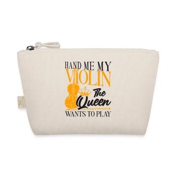 Violoniste Fille Hand Me My - Trousse biologique - nature - Devant