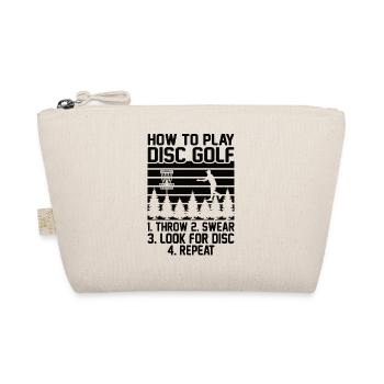Disc Golf Disc Golf Frisbee Tree Basket Drop - Organic Pouch - nature - Front