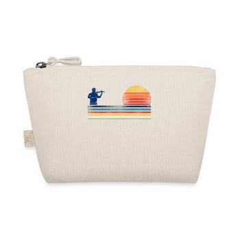 Violin Violinist Retro Vintage - Organic Pouch - nature - Front