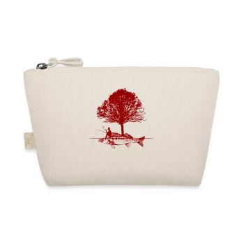 Angler outfit for fishing and fishing, fish - Organic Pouch - nature - Front