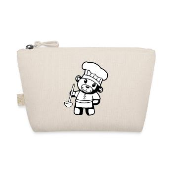 Hobby Chef Culinary Art Teddy Bear Cook Soup Ladle Bear - Organic Pouch - nature - Front
