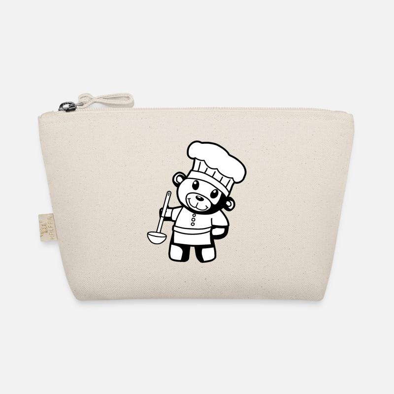 Hobby Chef Culinary Art Teddy Bear Cook Soup Ladle Bear Organic Pouch