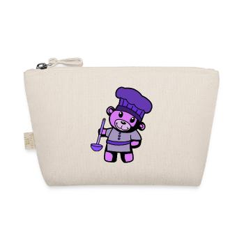 Hobby Chef Cooking Teddy Bear Cook Soup Ladle - Organic Pouch - nature - Front