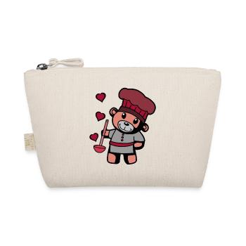 Chef amateur Art culinaire Teddy Bear Cook Soup Louche - Trousse biologique - nature - Devant