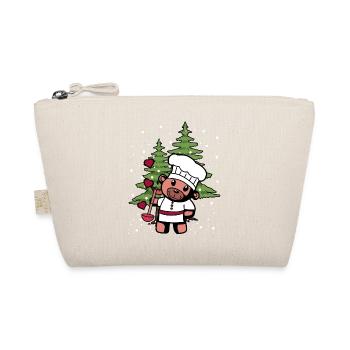 Hobby Chef Teddy Kitchen Christmas Gift Chef - Organic Pouch - nature - Front