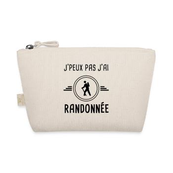 je peux pas j'ai randonnée pour randonneur - Trousse biologique - nature - Devant