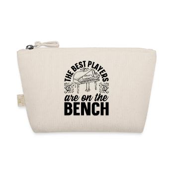 The Best Players Are On The Bench - Piano Player P - Bio-Täschchen - Natur - Vorne