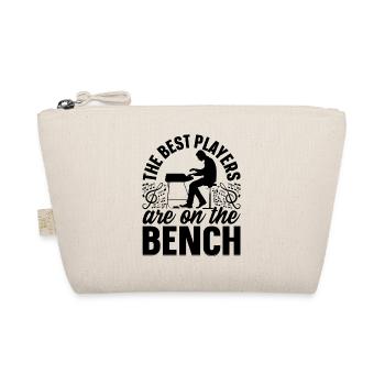 The Best Players Are On The Bench - Pianist Piano - Bio-Täschchen - Natur - Vorne