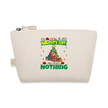 Sur la liste coquine et je ne regrette rien Père Noël - Trousse biologique - nature - Devant