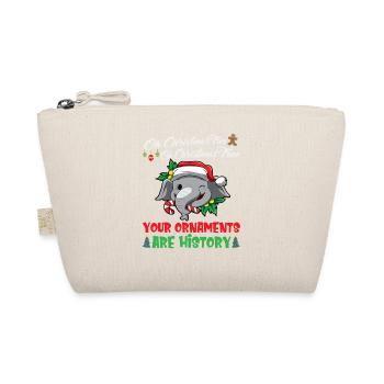 Oh Christmas Tree Your Ornaments Are History - Organic Pouch - nature - Front