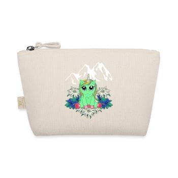 Unicorn Flora Alps Mountains Horn Peak Spring - Organic Pouch - nature - Front
