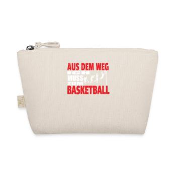 Basketball Geschenkidee Sport Design - Bio-Täschchen - Natur - Vorne