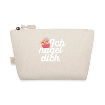 Ich Nagel Dich Nageldesignerin - Bio-Täschchen - Natur - Vorne