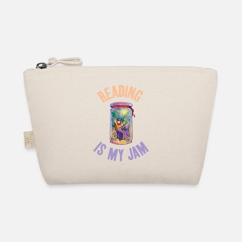 Reading is my jam cool art for Organic Pouch