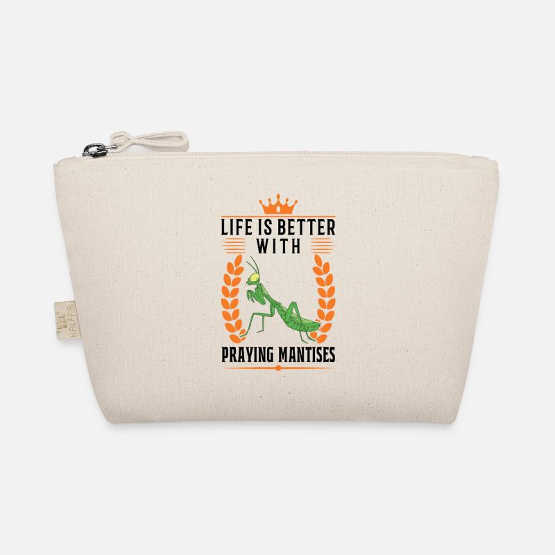 Das Leben ist besser mit Gottesanbeterinnen Bio-Täschchen
