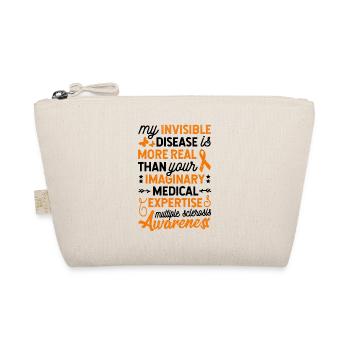 My Invisible Disease Is Real - Organic Pouch - nature - Front