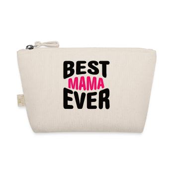 Beste Mama Überhaupt Muttertag Mutter Geschenk - Bio-Täschchen - Natur - Vorne