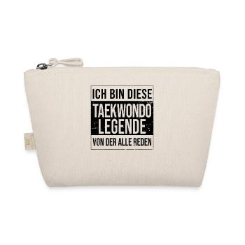 Kampfsportler Geburtstag geboren Legende - Bio-Täschchen - Natur - Vorne