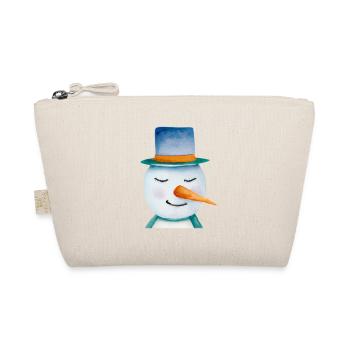 Snowman Head - Organic Pouch - nature - Front