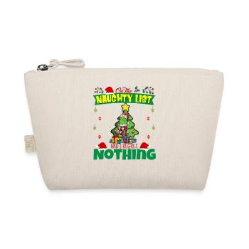 Sur la liste coquine et je ne regrette rien Père Noël - Trousse biologique - nature - Devant