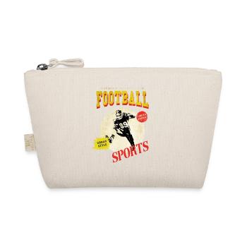 Joueur de football américain Vintage Retro USA Sport - Trousse biologique - nature - Devant