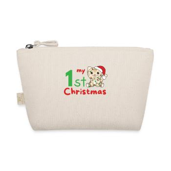 Chat de Noël Chats mon 1er Noël - Trousse biologique - nature - Devant