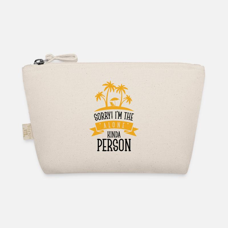 Single Relationship Island Alone Solo Single Organic Pouch