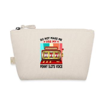 Casino Gambling Slot Machine Card Game - Organic Pouch - nature - Front