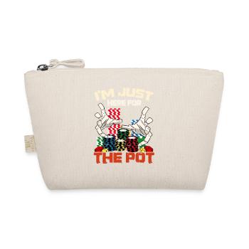 Casino Gambling Slot Machine Card Game - Organic Pouch - nature - Front