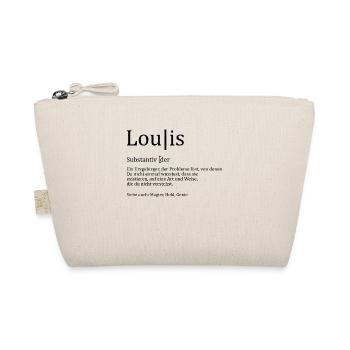 Erzgebirge Louis - Bio-Täschchen - Natur - Vorne