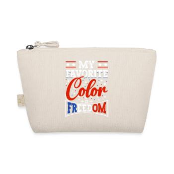 My favorite color is freedom - Organic Pouch - nature - Front
