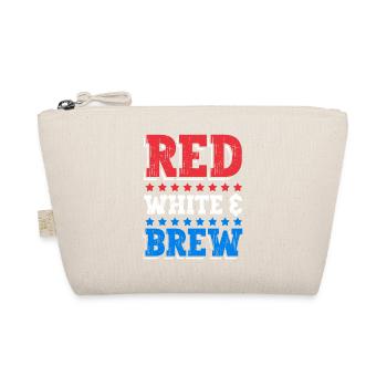 Red white and brown drink July 4 - Organic Pouch - nature - Front