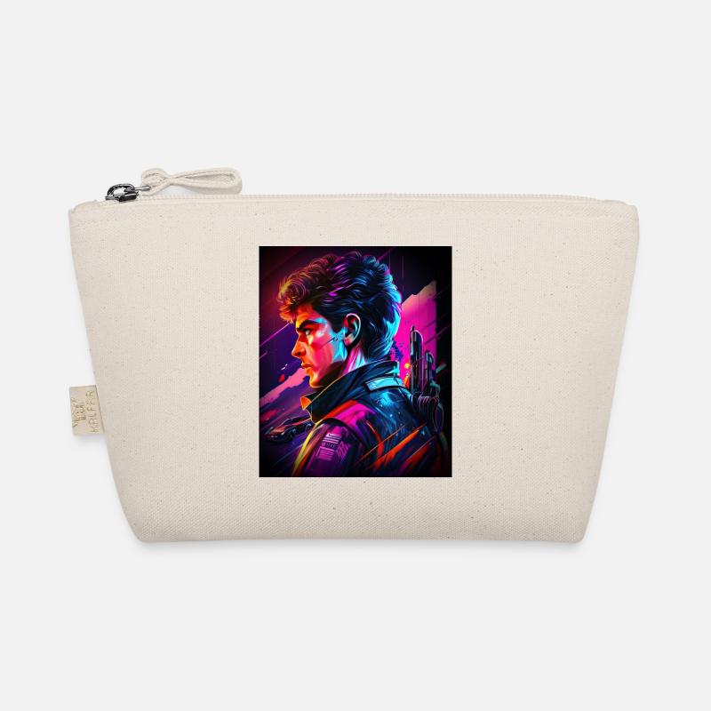 Retrowave Synthwave 80s Design Bio-Täschchen