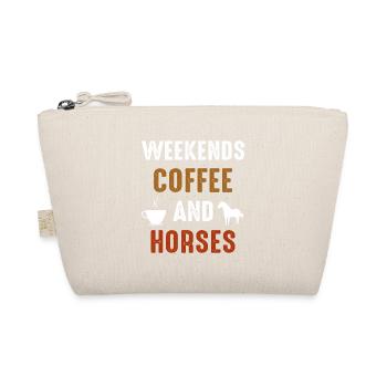 Weekends coffee and horses - Organic Pouch - nature - Front