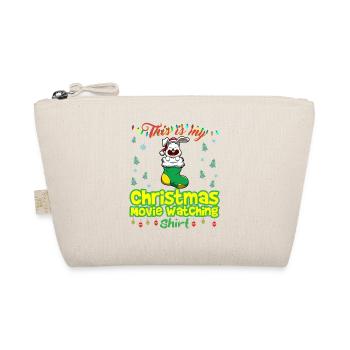 Ceci est ma chemise de film de Noël - Trousse biologique - nature - Devant