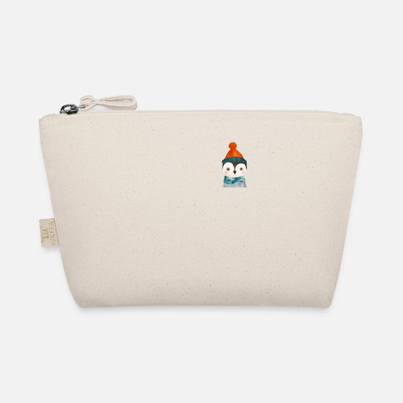 Cute Penguin Chest Pocket Organic Pouch