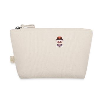 Snowman Head - Organic Pouch - nature - Front
