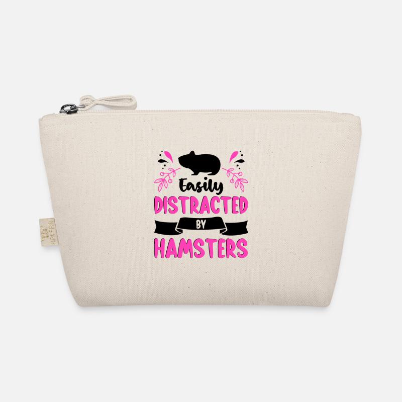 Easily Distracted By Hamsters Animal Lover Hamster Bio-Täschchen