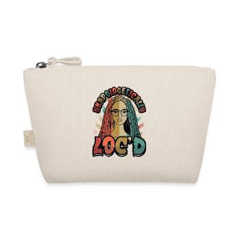 Unapologetisch Gelockte Dreadlocks Melanin Schwarz - Bio-Täschchen - Natur - Vorne